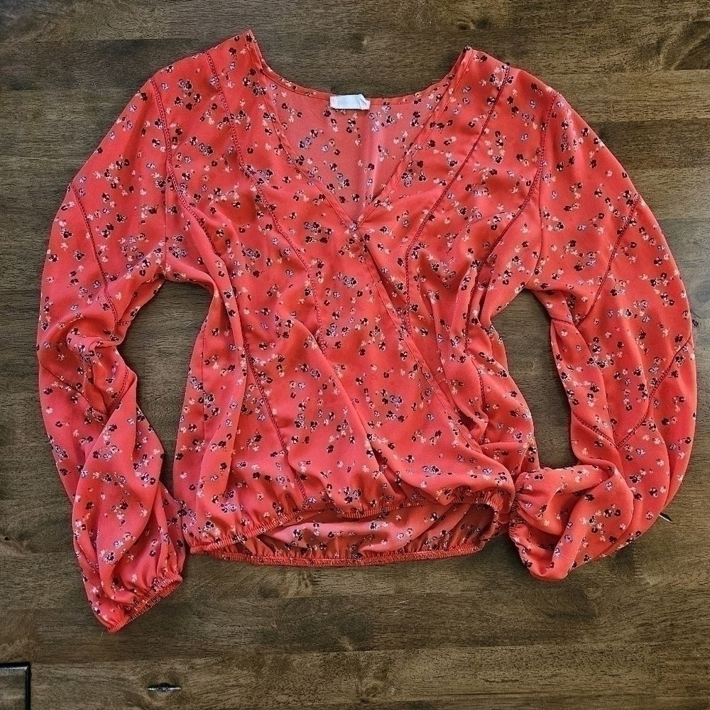 Red Sienna Sky M top